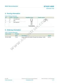 BTA201-800B Datasheet Page 2