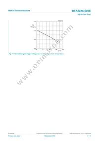 BTA202X-600E Datasheet Page 9