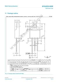 BTA202X-600E Datasheet Page 10