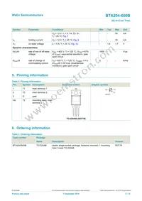 BTA204-600B Datasheet Page 2