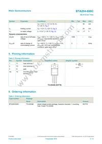 BTA204-600C/DG Datasheet Page 2