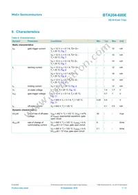 BTA204-600E Datasheet Page 7