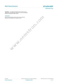 BTA204-600F Datasheet Page 12