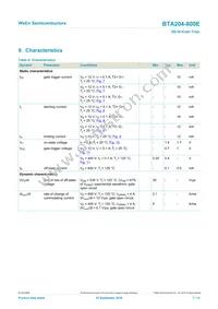BTA204-800E Datasheet Page 7