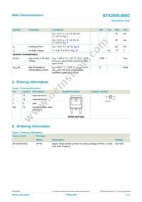BTA204S-600C Datasheet Page 2