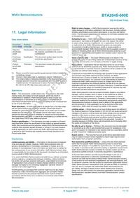 BTA204S-600E Datasheet Page 11