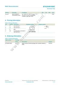 BTA204W-800C Datasheet Page 2