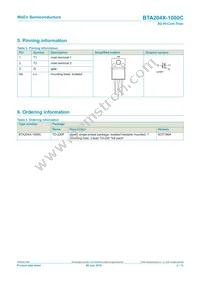 BTA204X-1000C Datasheet Page 2