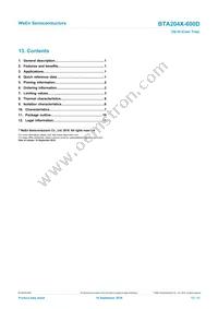 BTA204X-600D Datasheet Page 13
