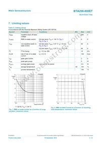 BTA206-800ET Datasheet Page 3