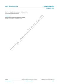 BTA208-600B Datasheet Page 12