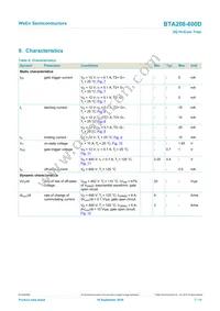 BTA208-600D Datasheet Page 7