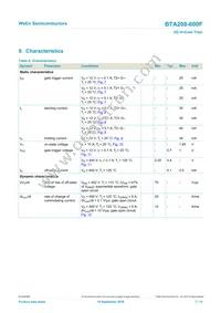 BTA208-600F Datasheet Page 7