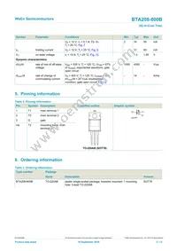 BTA208-800B/DG Datasheet Page 2