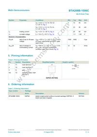 BTA208B-1000C Datasheet Page 2