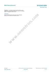 BTA208S-600D Datasheet Page 12