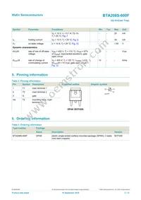 BTA208S-600F Datasheet Page 2
