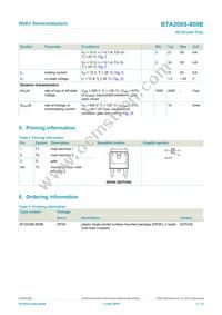 BTA208S-800B Datasheet Page 2