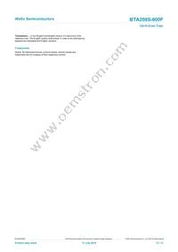 BTA208S-800F Datasheet Page 12