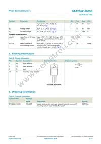 BTA208X-1000B Datasheet Page 2