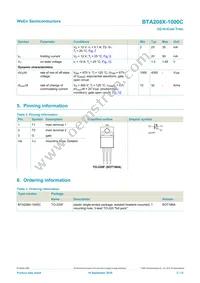 BTA208X-1000C Datasheet Page 2