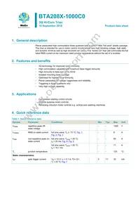 BTA208X-1000C0/L01 Datasheet Cover