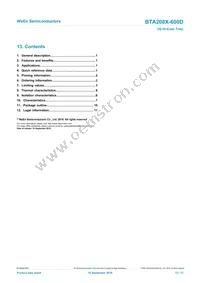 BTA208X-600D Datasheet Page 13