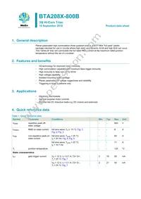 BTA208X-800B/L02Q Datasheet Cover