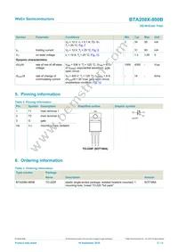 BTA208X-800B/L02Q Datasheet Page 2