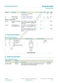 BTA208X-800E Datasheet Page 2