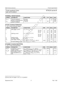 BTA216-600B/DG Datasheet Page 3