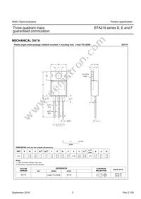 BTA216-600E Datasheet Page 6