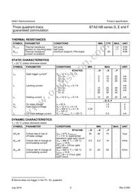 BTA216B-600D Datasheet Page 3