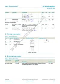 BTA308X-800B0Q Datasheet Page 2