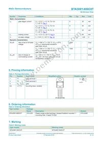 BTA308Y-800C0TQ Datasheet Page 2