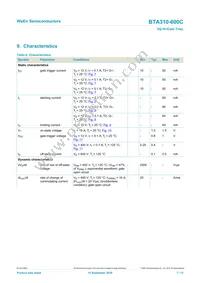 BTA310-600C Datasheet Page 7