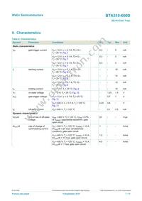 BTA310-600D Datasheet Page 7