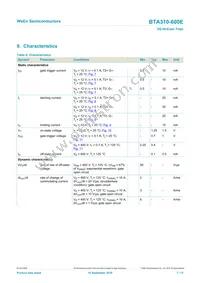 BTA310-600E Datasheet Page 7