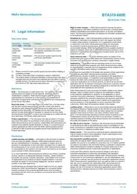 BTA310-600E Datasheet Page 11