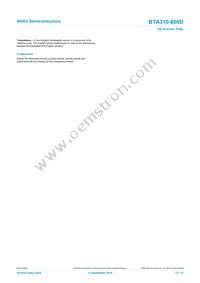 BTA310-800D Datasheet Page 12