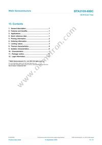 BTA310X-600C Datasheet Page 13