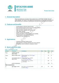 BTA310X-600E Datasheet Cover