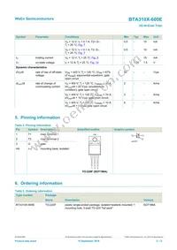 BTA310X-600E Datasheet Page 2