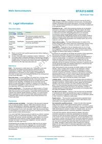 BTA312-600E Datasheet Page 11