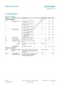 BTA312-800B Datasheet Page 7