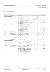 BTA312-800ET Datasheet Page 7