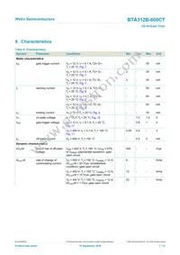 BTA312B-600CT Datasheet Page 7