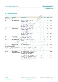 BTA312B-600D Datasheet Page 7
