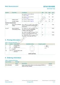 BTA312B-800E Datasheet Page 2