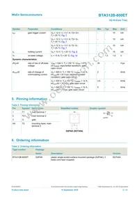 BTA312B-800ET Datasheet Page 2